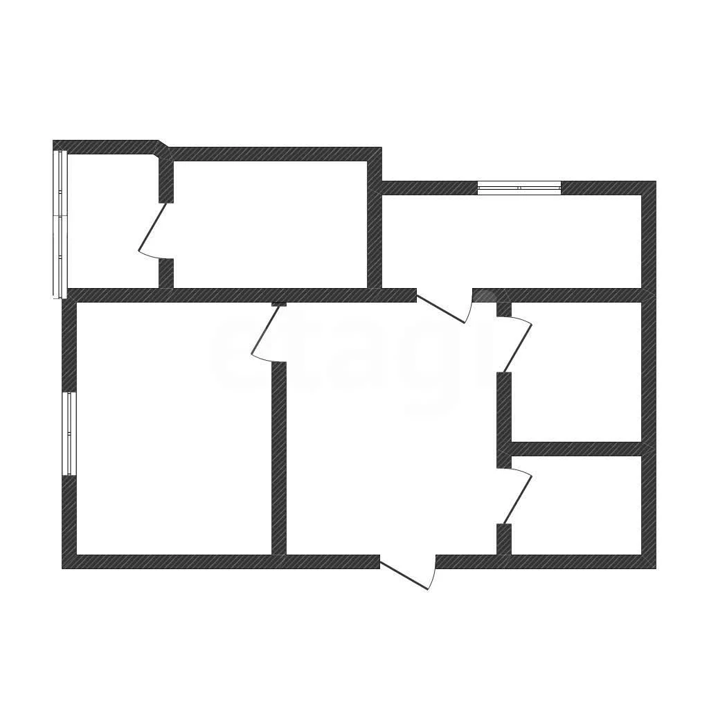 2-к квартира, 70.6м² (улица Григория Булгакова, 19) - миниатюра 11