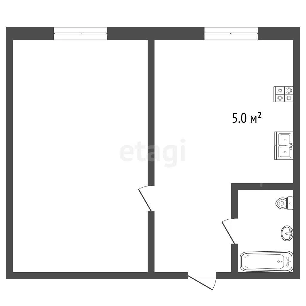 Студия, 13.5м² (улица имени Сергея Есенина, 82/5) - миниатюра 18