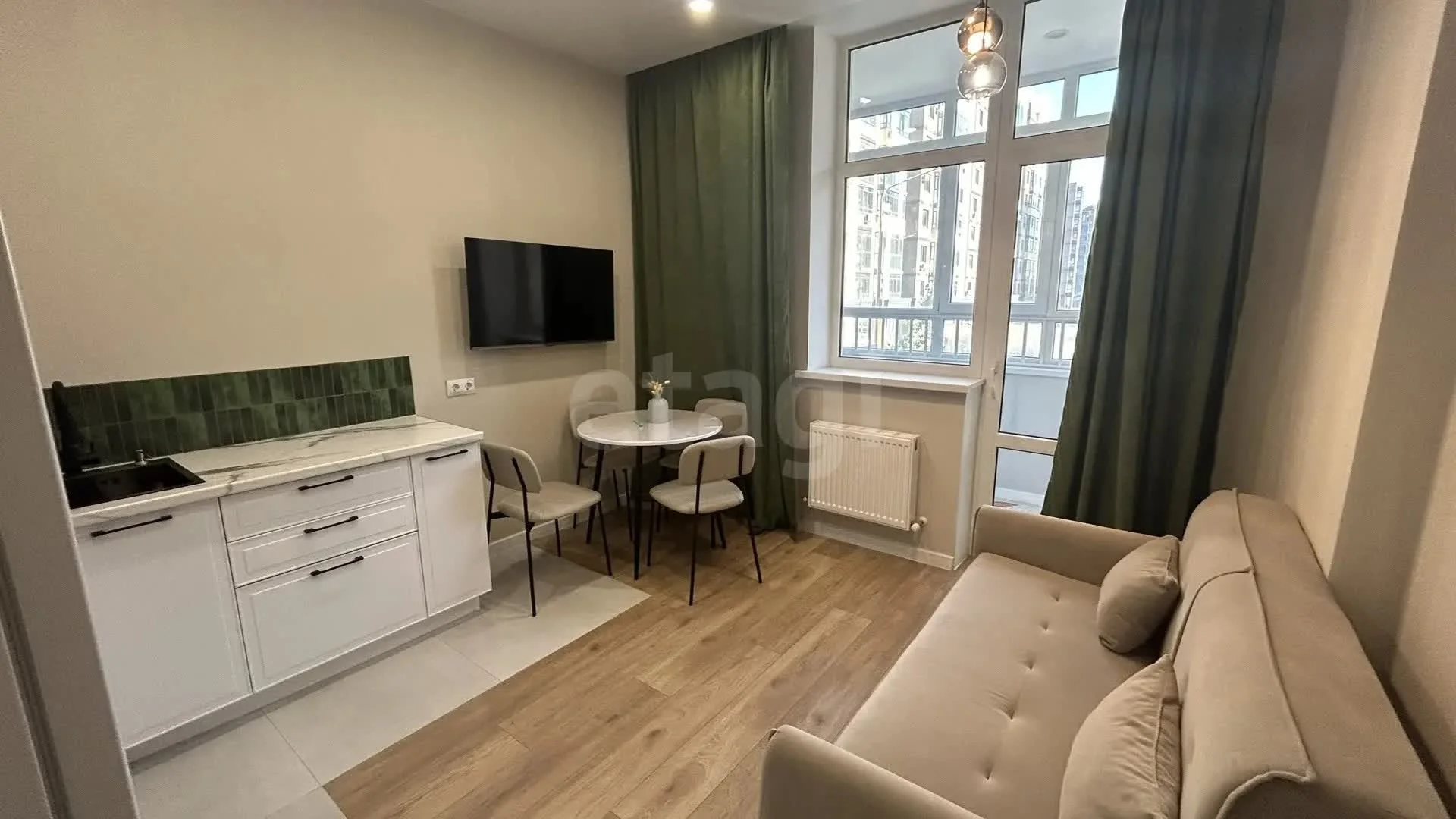1-к квартира, 34.4м² (улица имени Генерала Корнилова, 9к2) - миниатюра 3
