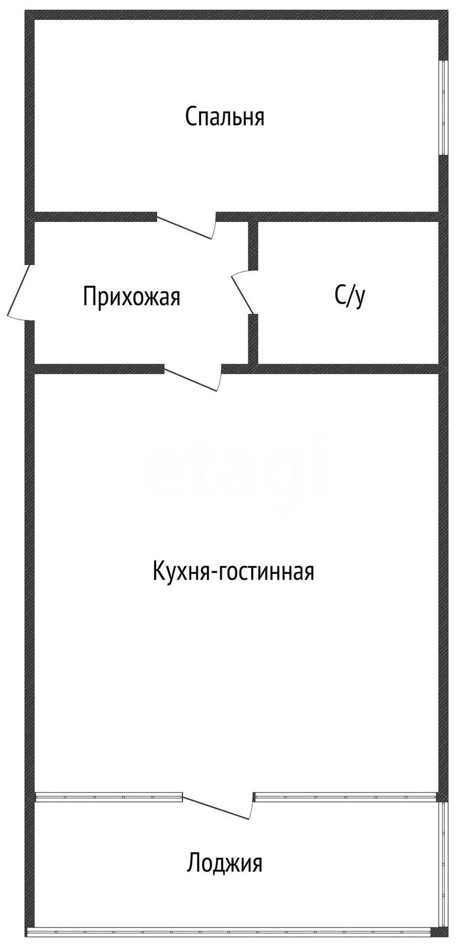 1-к квартира, 40.7м² (2-я Целиноградская улица, 38/3) - миниатюра 18