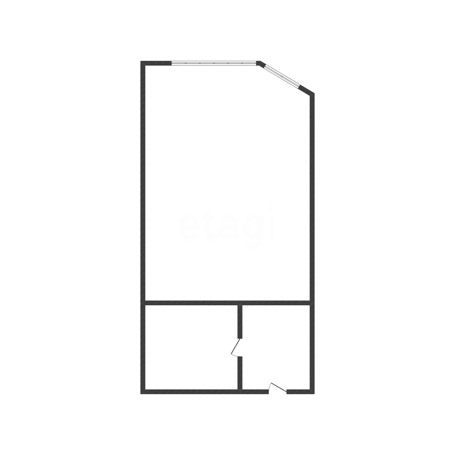 Студия, 29.2м² (2-й Первомайский переулок, 7) - миниатюра 10