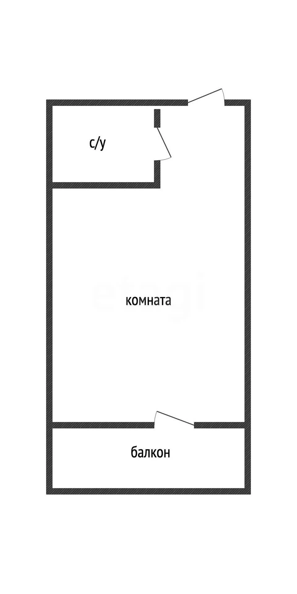 Студия, 29.2м² (Агрономическая улица, 2/5лит2) - миниатюра 12
