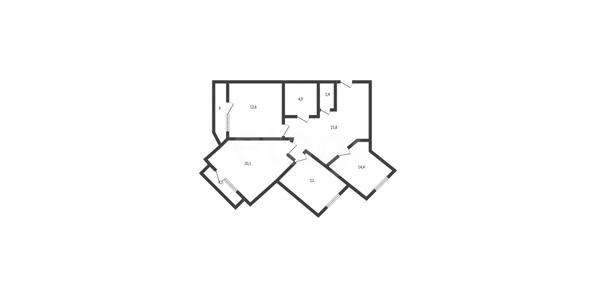 3-к квартира, 81.2м² (улица имени 40-летия Победы, 186к2) - миниатюра 15