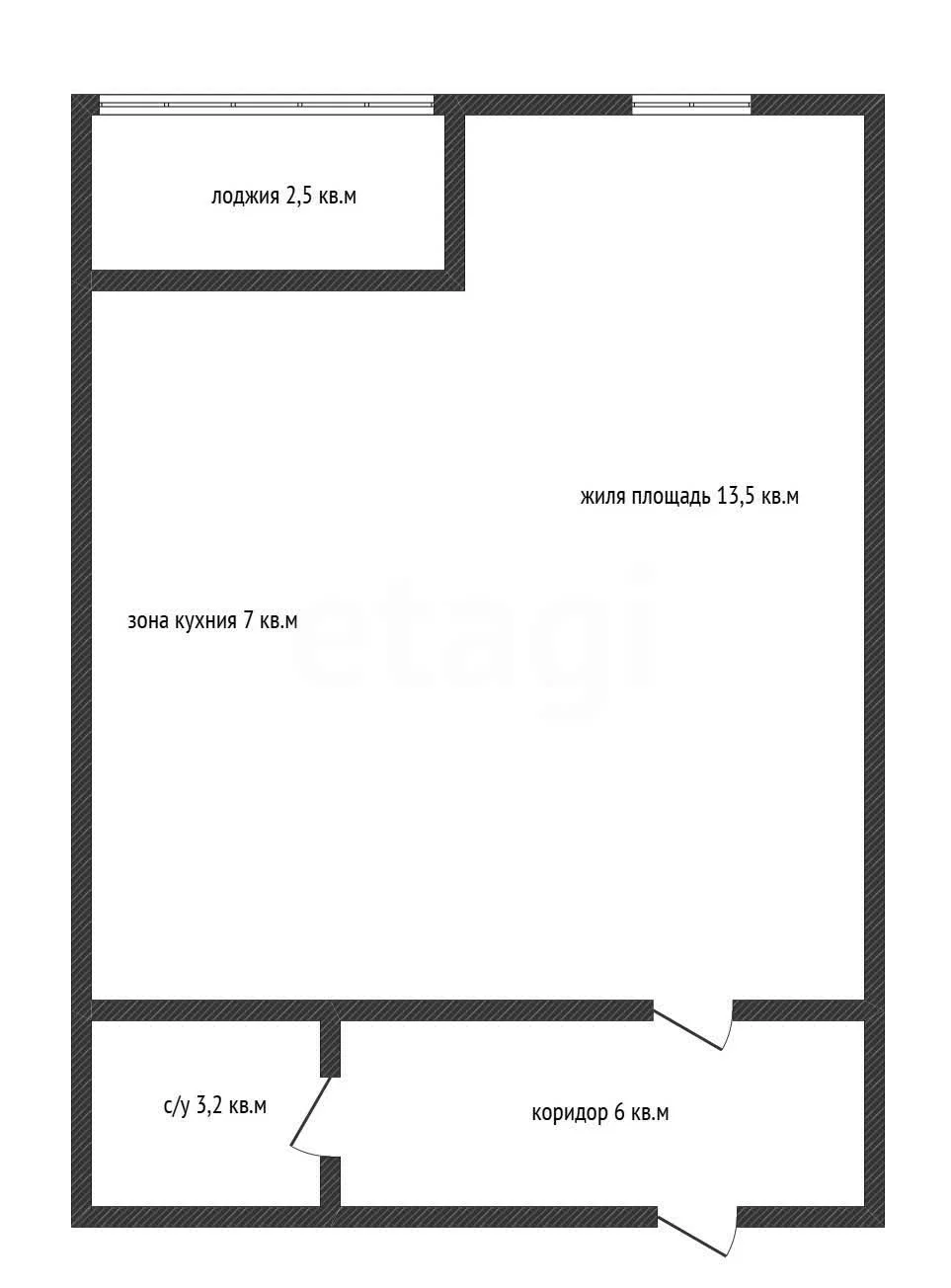 Студия, 23.2м² (Войсковая улица, 4к6) - миниатюра 11
