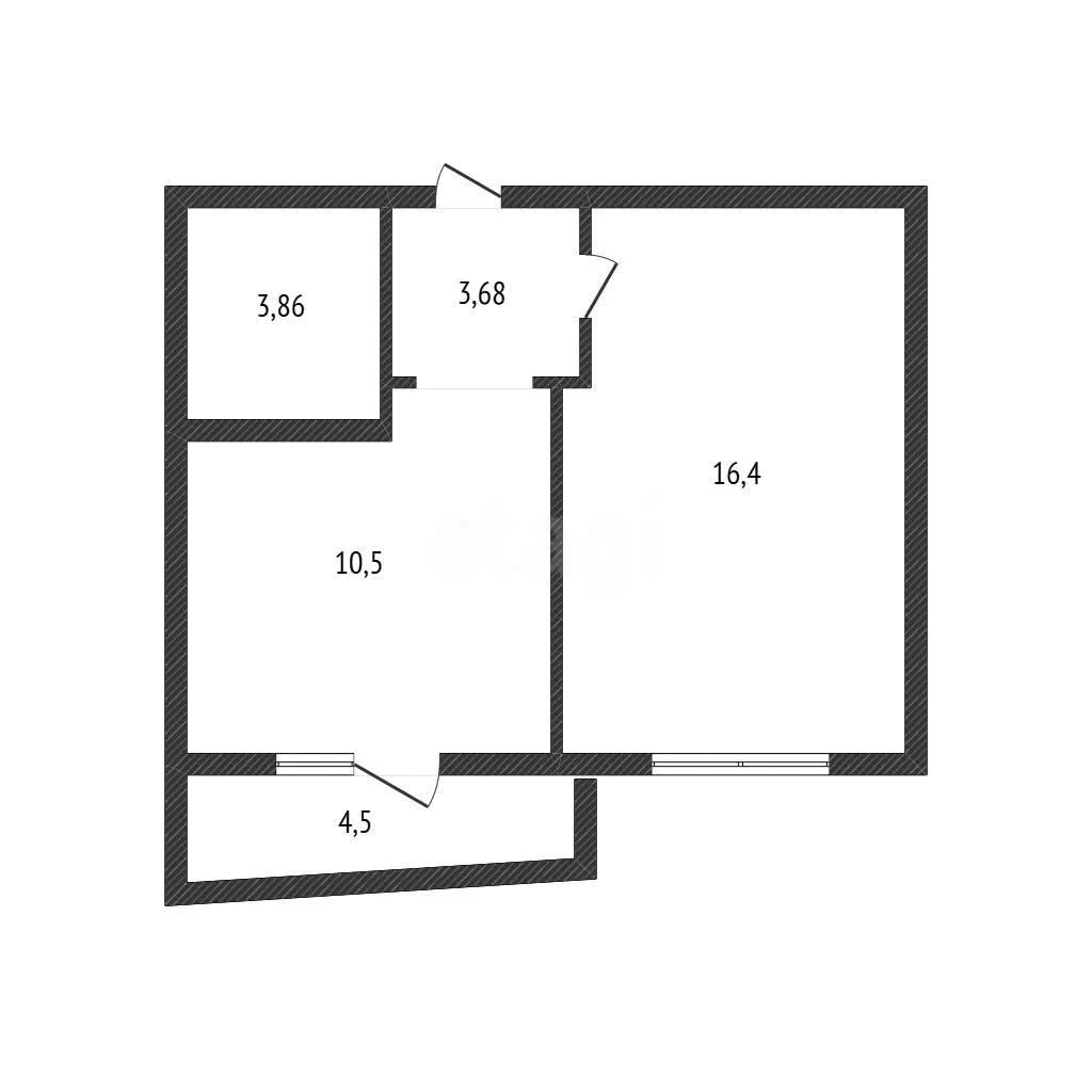 1-к квартира, 34.1м² (улица имени 40-летия Победы, 178к5) - миниатюра 27