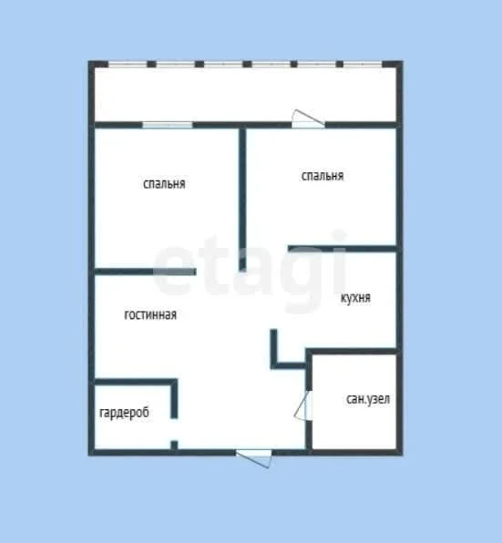 2-к квартира, 36.9м² (Тепличная улица, 62/1к3) - миниатюра 16