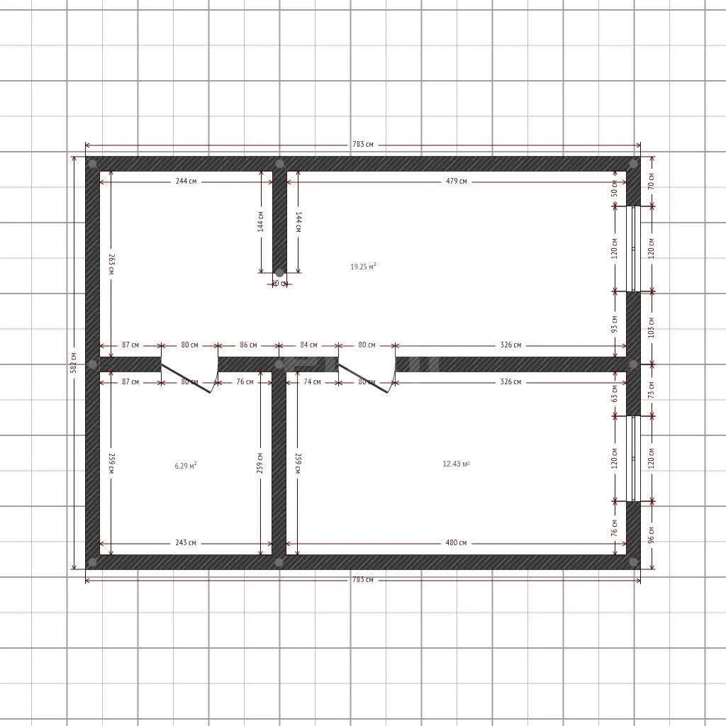 1-к квартира, 50.4м² (улица 1 Мая, 298) - миниатюра 6