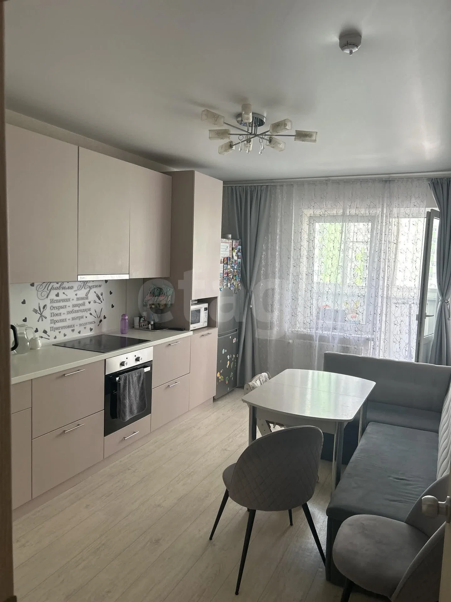 2-к квартира, 63.4м² (улица Генерал-лейтенанта Александра Сапрунова, 9к1) - миниатюра 3