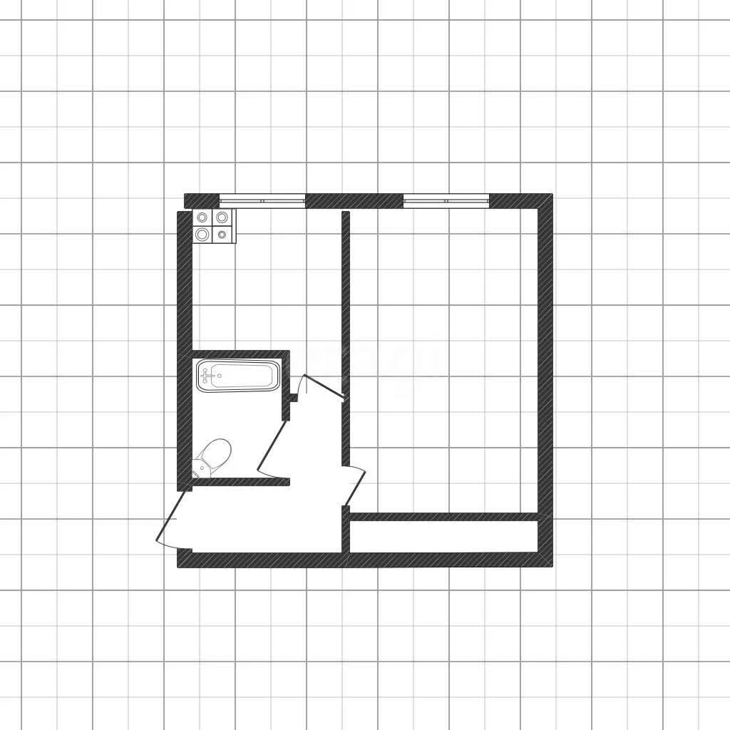 1-к квартира, 31м² (улица Дмитрия Благоева, 2) - миниатюра 8