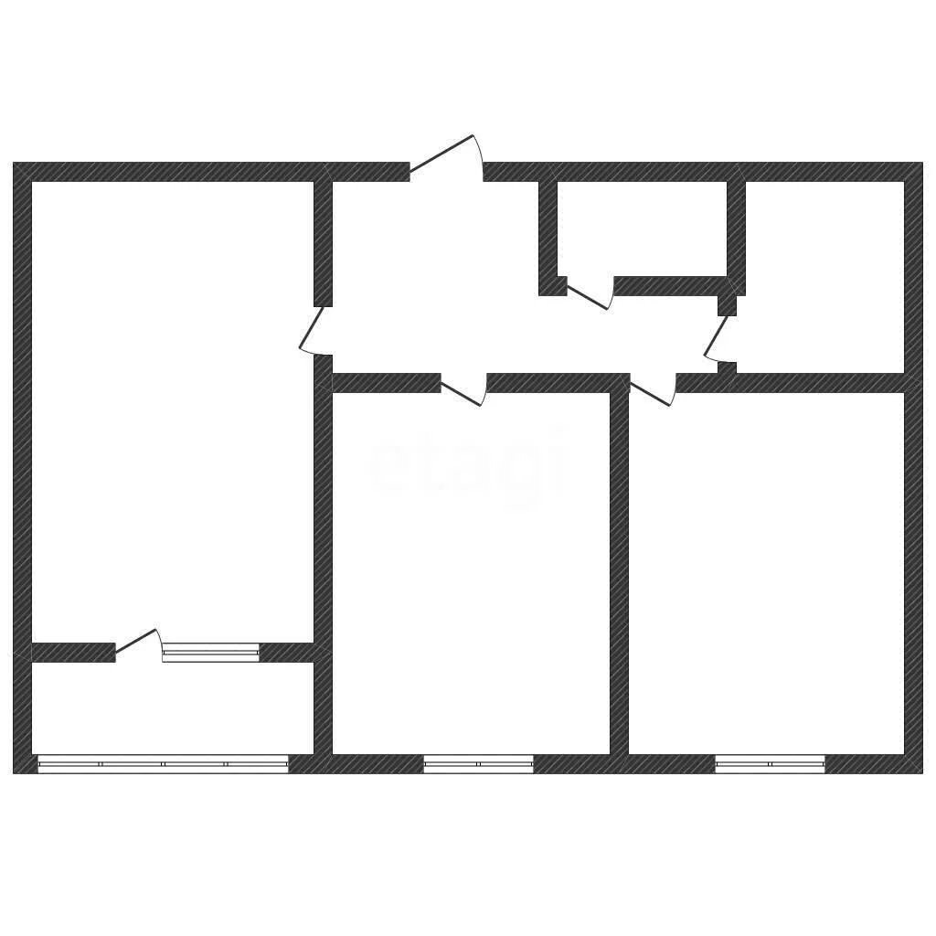 2-к квартира, 48.3м² (улица имени Героя Ростовского, 8) - миниатюра 8