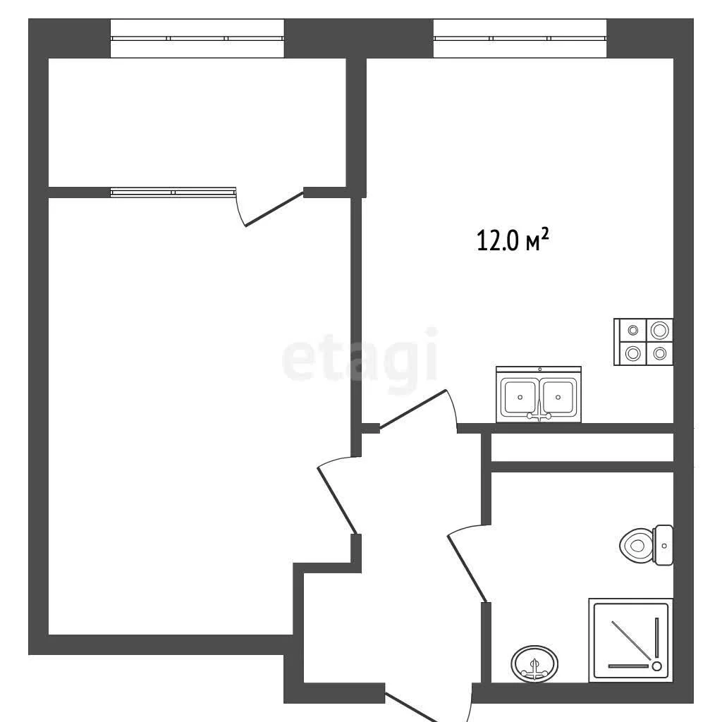 1-к квартира, 38.8м² (улица имени Дмитрия Благоева, 31к1) - миниатюра 8
