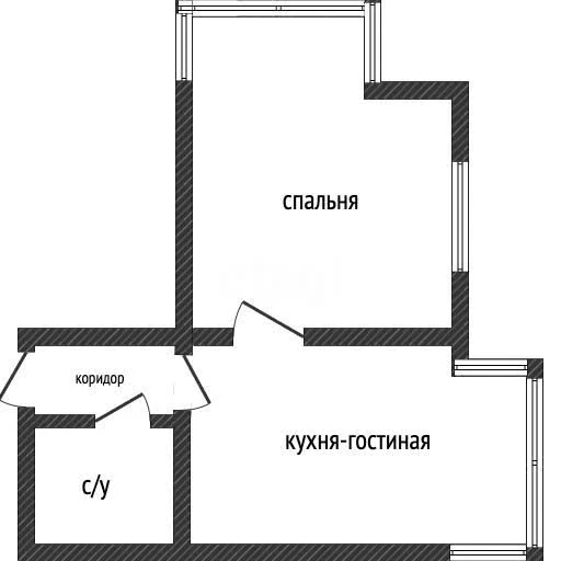 1-к квартира, 37.6м² (улица Шумана, 6) - миниатюра 21