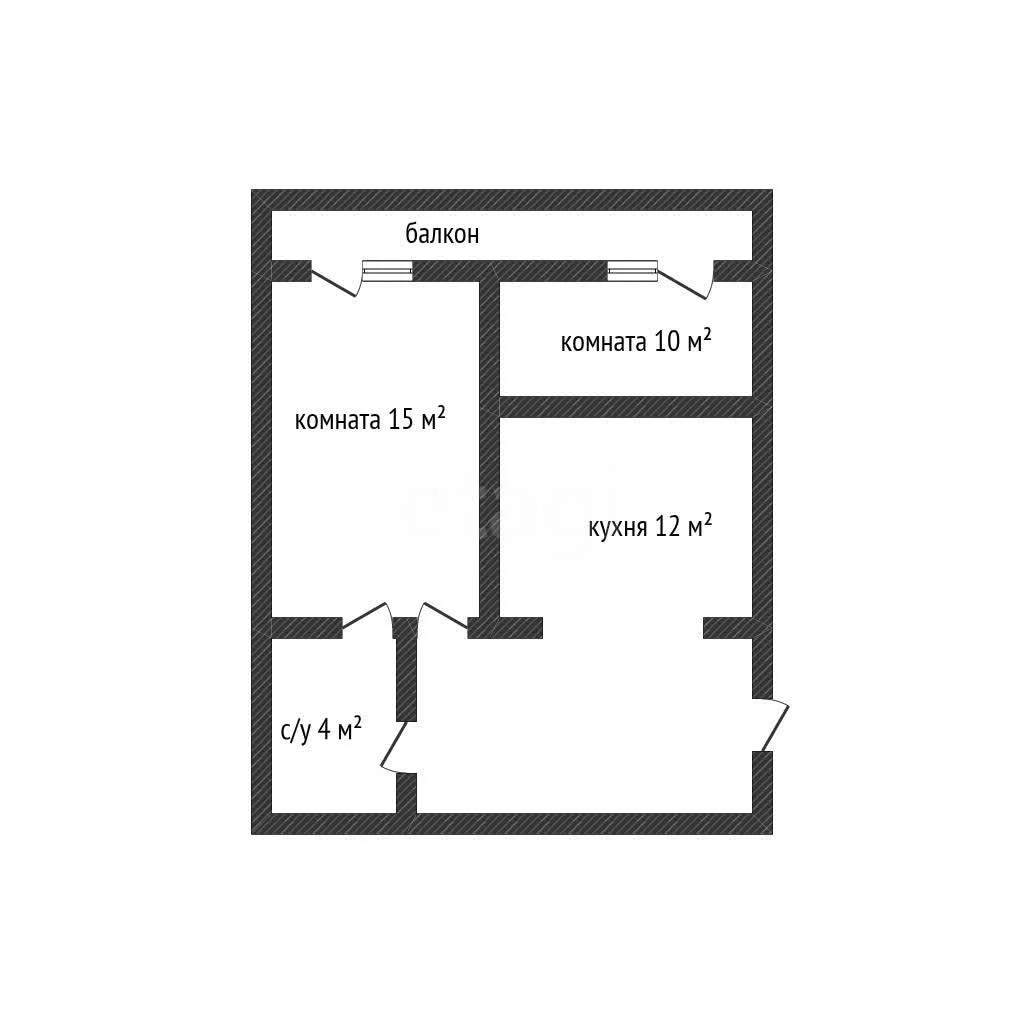 2-к квартира, 34.3м² (Северная улица, 40к2) - миниатюра 10