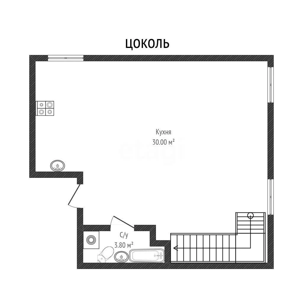 2-к квартира, 71.8м² (Агрохимическая улица, 83) - миниатюра 20