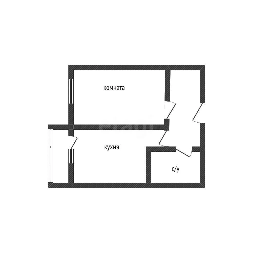 1-к квартира, 35м² (улица имени Валерия Вишневецкого, 7к1) - миниатюра 12