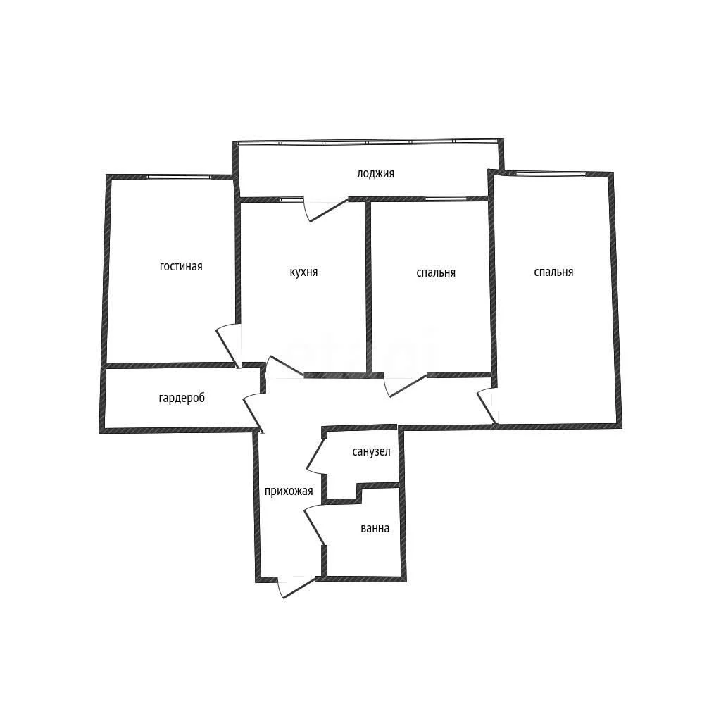 3-к квартира, 82.7м² (улица имени Героя Николая Шевелёва, 3) - миниатюра 20