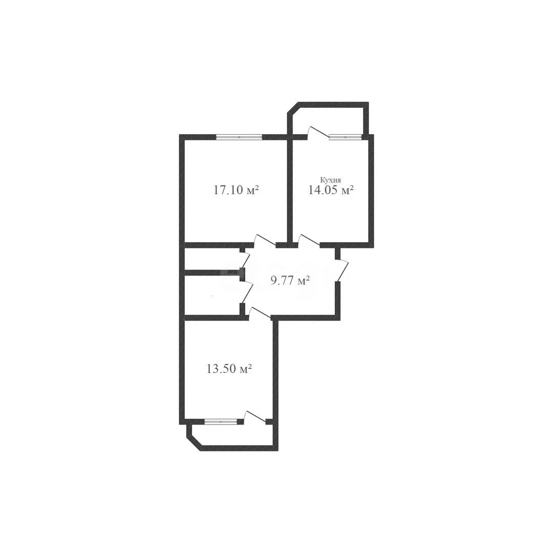 2-к квартира, 58.3м² (улица им. Героя Яцкова И.В., 19к2) - миниатюра 9