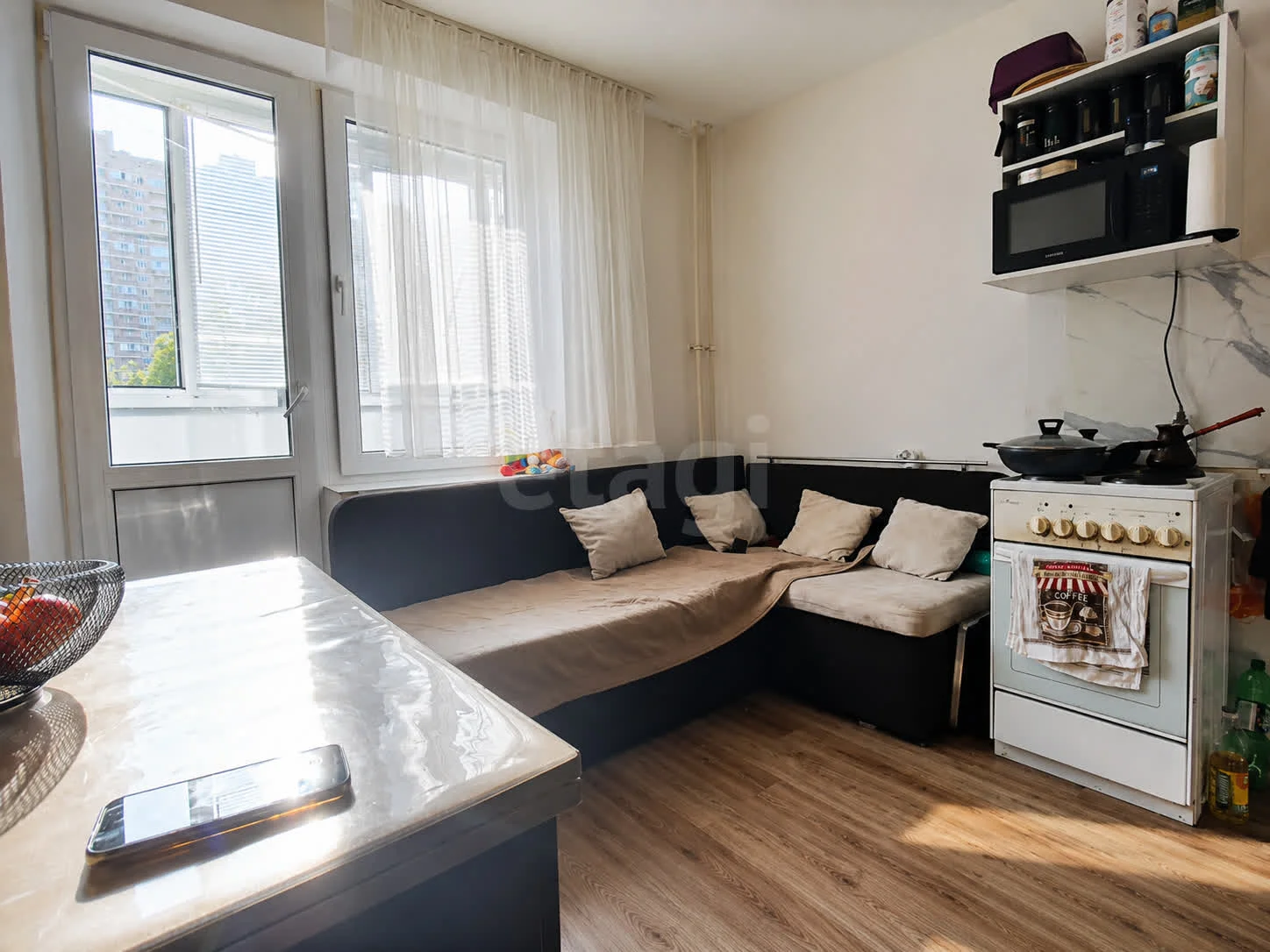 1-к квартира, 34.5м² (улица Героя Владислава Посадского, 24) - миниатюра 2
