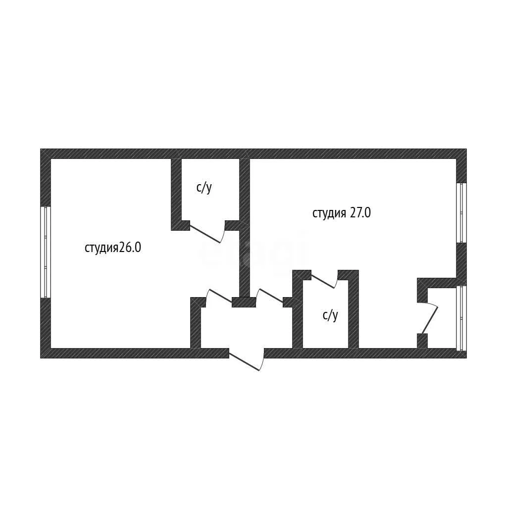 2-к квартира, 53.1м² (улица Западный Обход, 39/2к3) - миниатюра 11