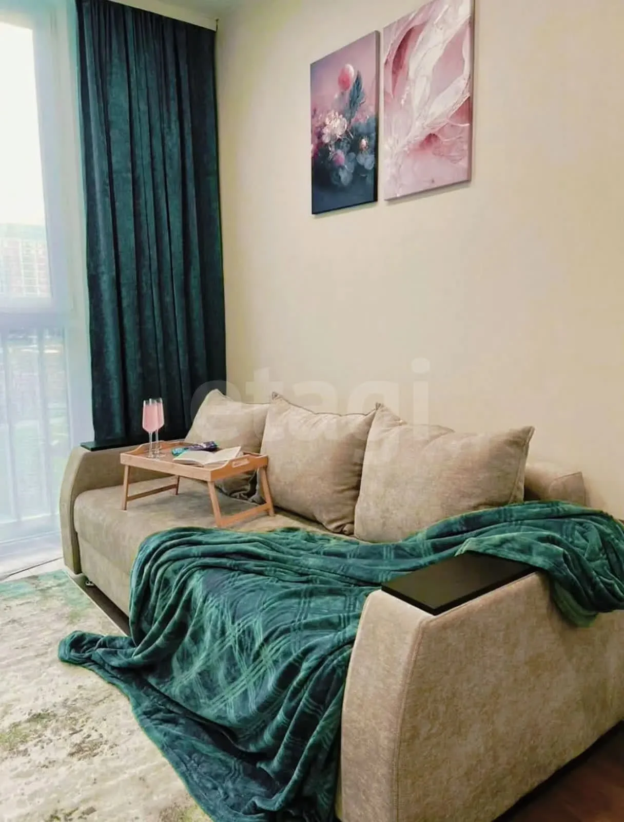 Студия, 28м² (улица Ивана Беличенко, 88к1) - изображение 1