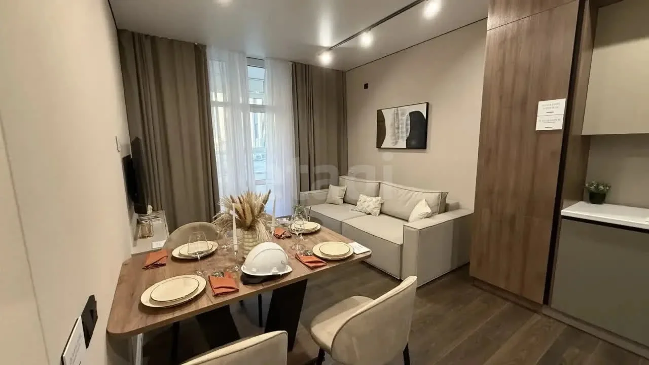 1-к квартира, 37.2м² (улица им. Мурата Ахеджака, 26) - изображение 1