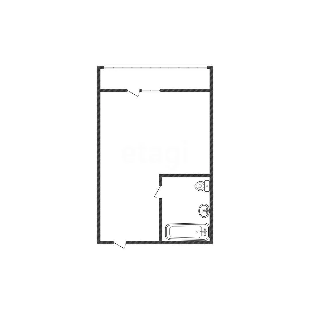Студия, 22.3м² (улица Тургеневское шоссе, 33/2к32) - миниатюра 7