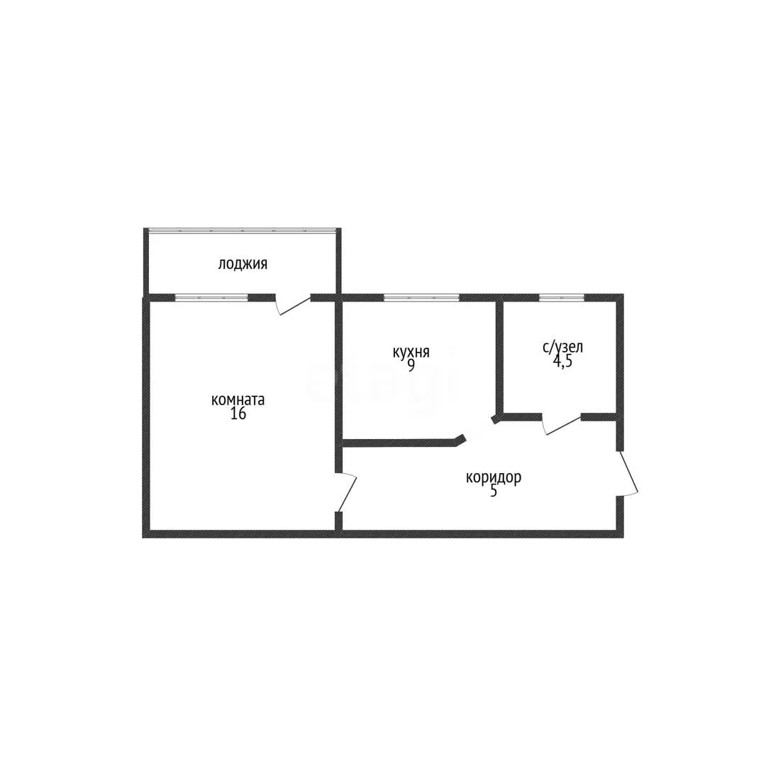 1-к квартира, 34.5м² (улица Тургеневское шоссе, 3/10) - миниатюра 17