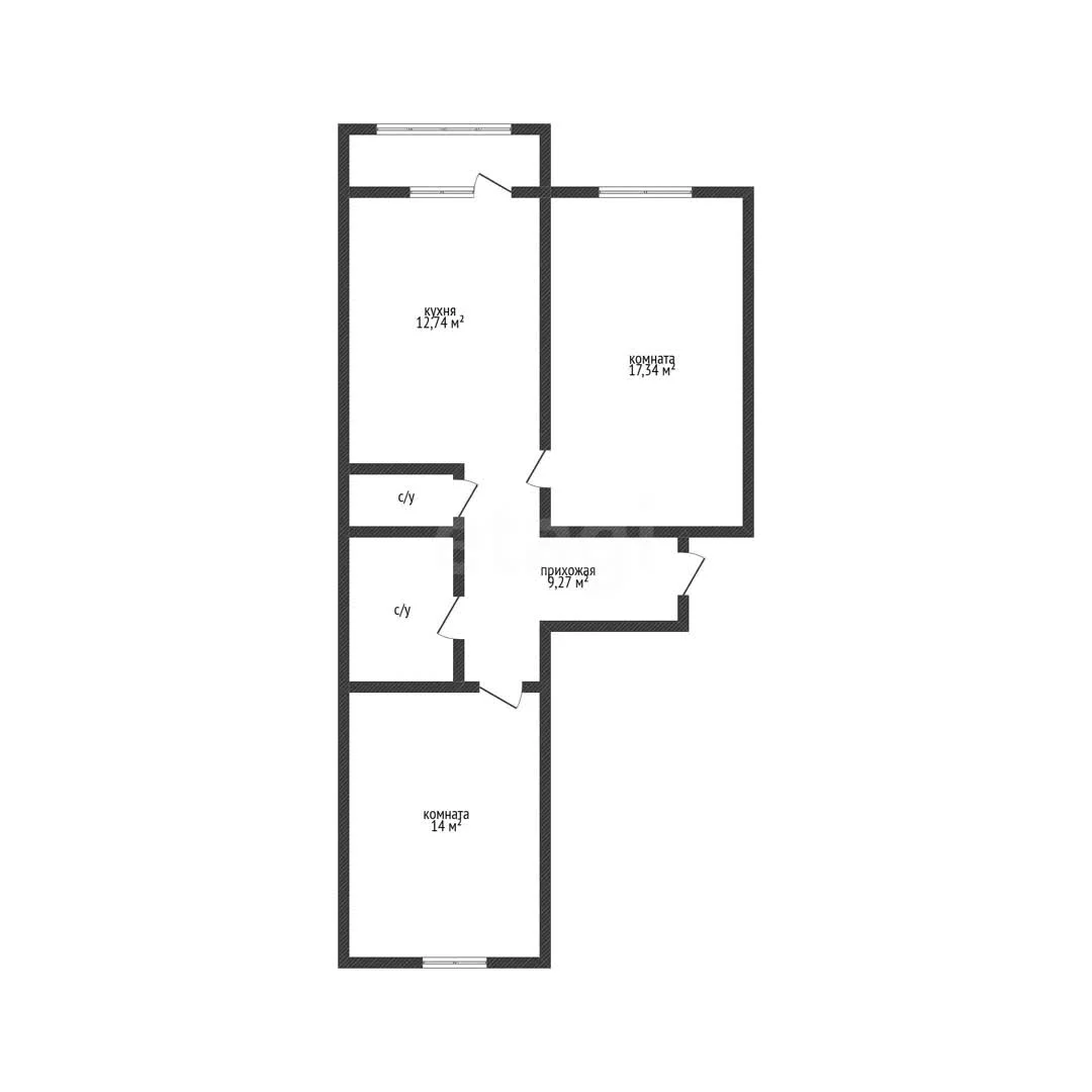 2-к квартира, 59.6м² (улица Западный Обход, 65к1) - миниатюра 20