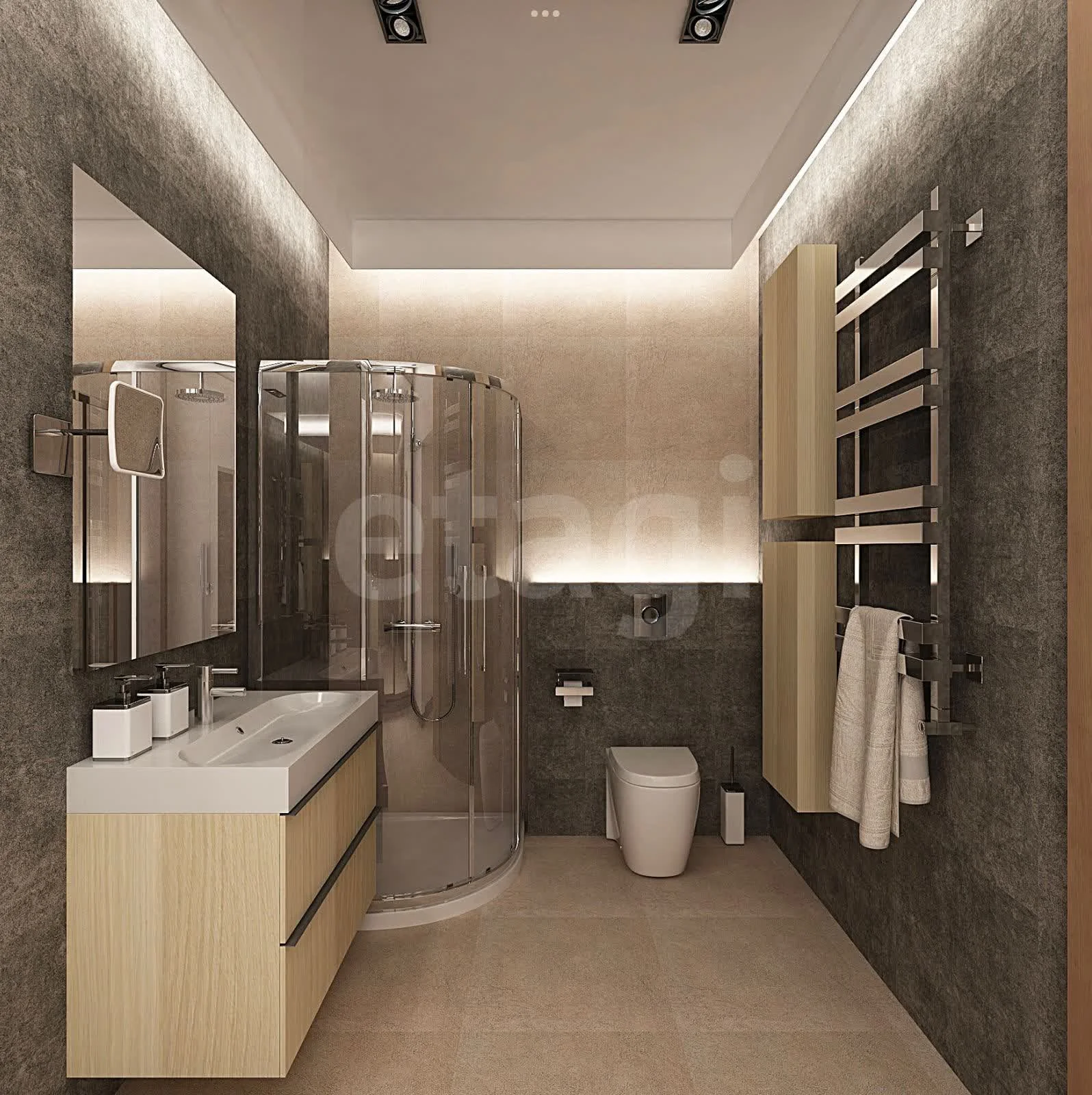 1-к квартира, 44.2м² (Казбекская улица, 15) - миниатюра 6