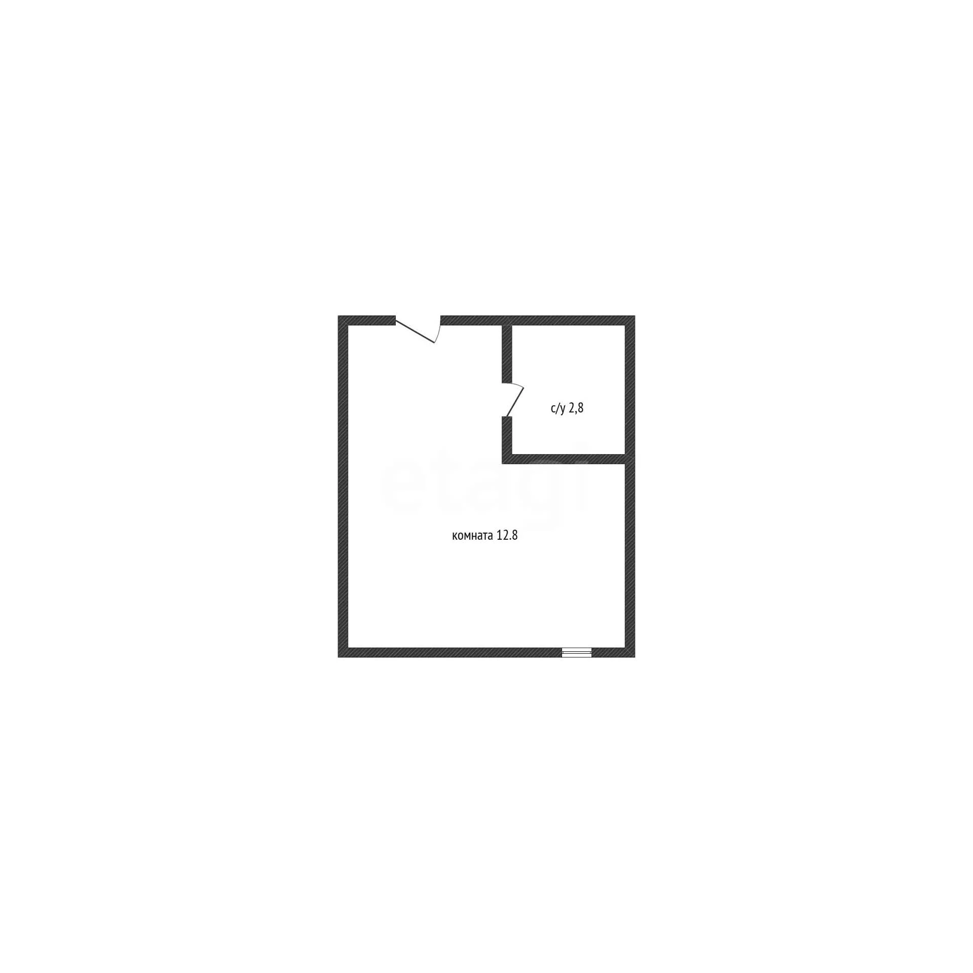 Студия, 12.8м² (улица имени Сергея Есенина, 84б) - миниатюра 8