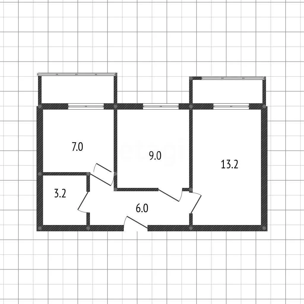 2-к квартира, 38.4м² (улица Тургеневское шоссе, 33/3к11) - миниатюра 27