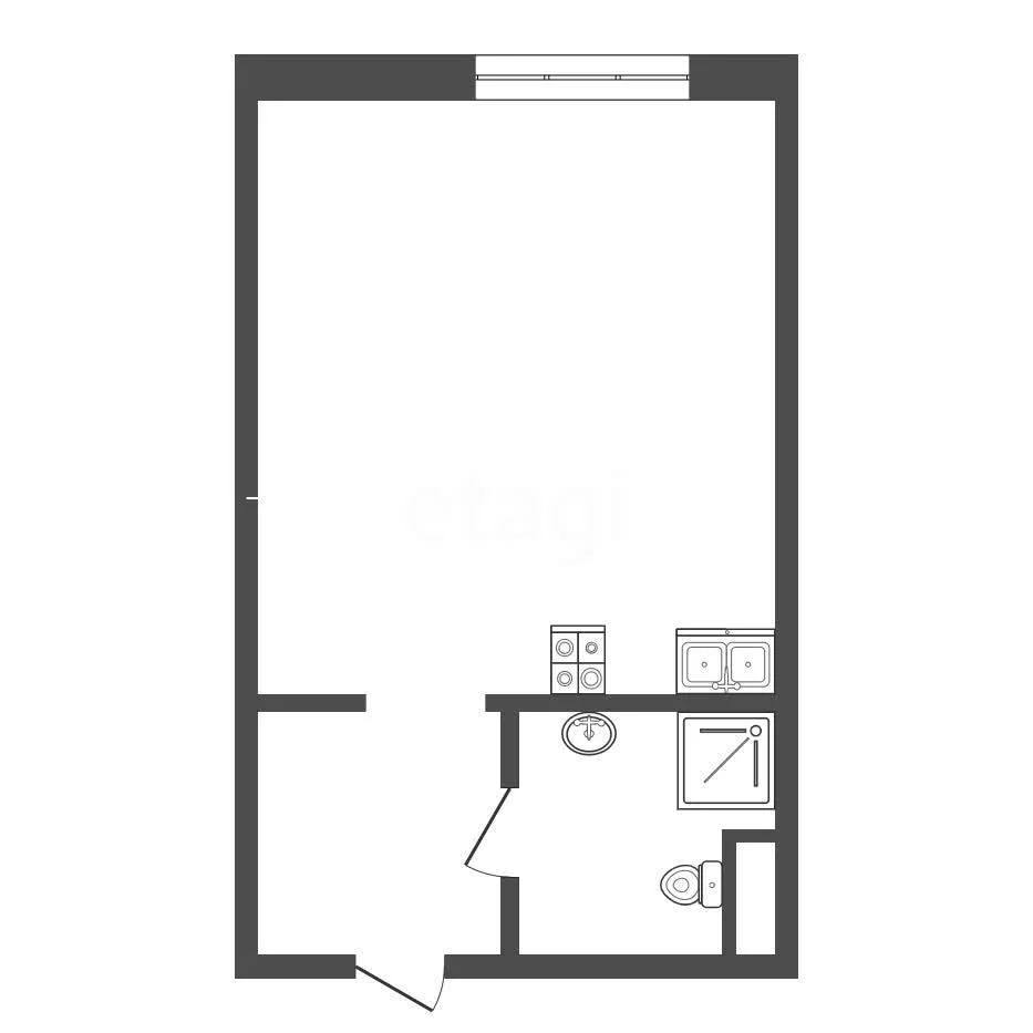 Студия, 23.3м² (Командорская улица, 3к2) - миниатюра 9