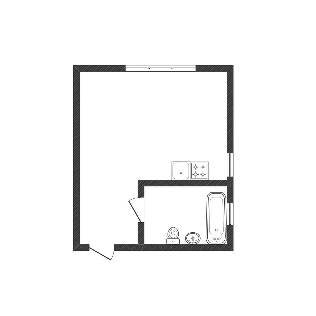Студия, 37.8м² (улица Ковтюха, 63) - миниатюра 11