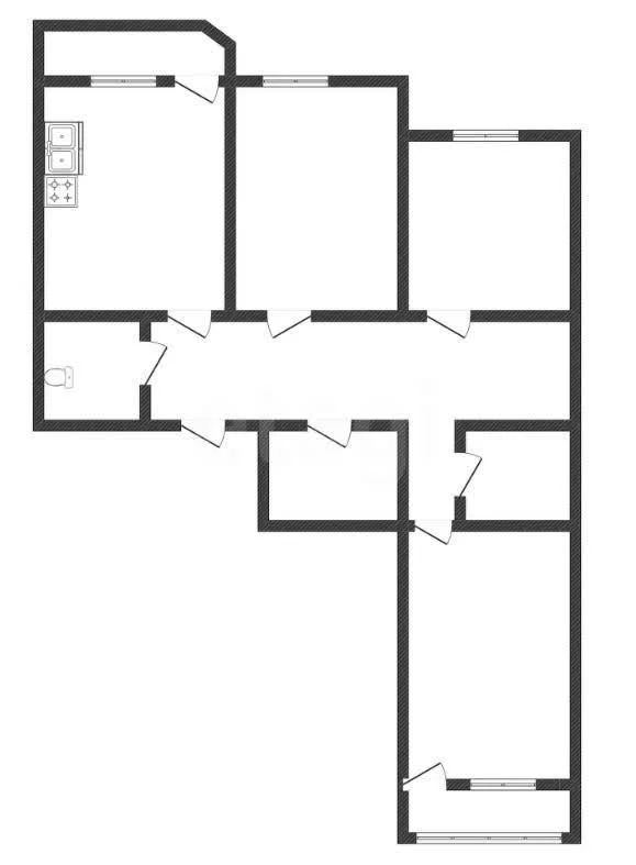 3-к квартира, 78.5м² (Дубравная улица, 19) - миниатюра 6