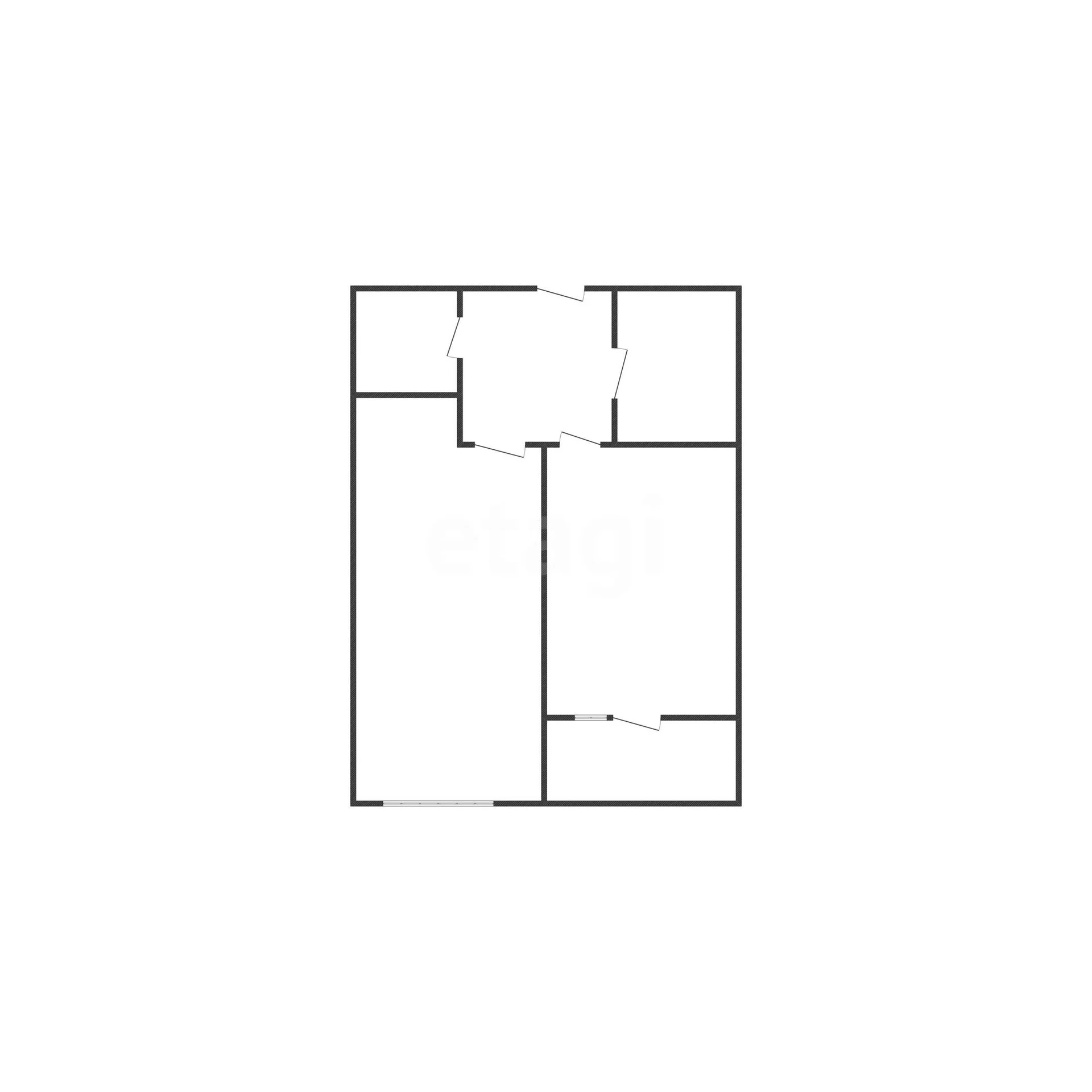 1-к квартира, 40.8м² (Дубравная улица, 1) - миниатюра 2