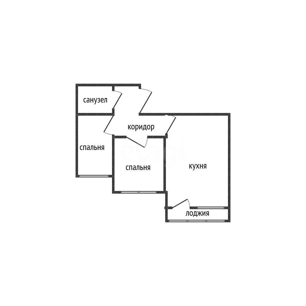 2-к квартира, 49.8м² (улица Западный Обход, 38/1к2) - миниатюра 8