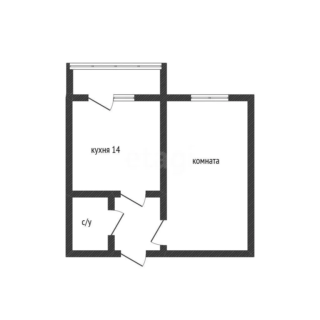 1-к квартира, 36.6м² (улица им. Героя Яцкова И.В., 6) - миниатюра 13