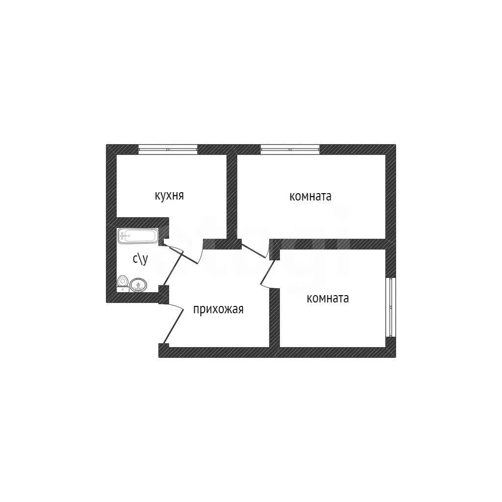 2-к квартира, 50.3м² (улица имени С.В. Рахманинова, 21к1) - миниатюра 34