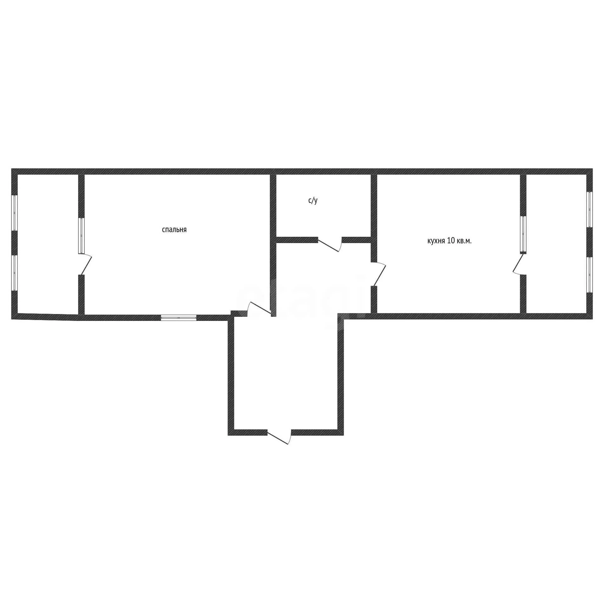 1-к квартира, 46м² (улица имени Николая Семеновича Котлярова, 5) - миниатюра 15
