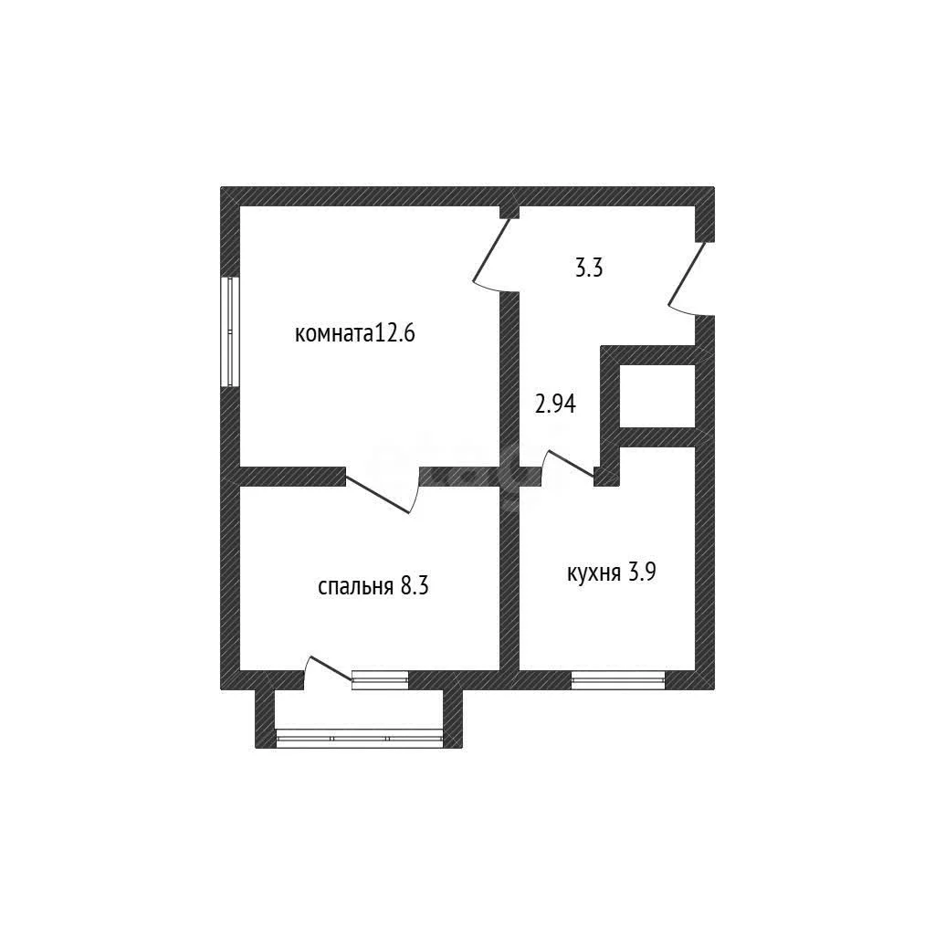 2-к квартира, 29.8м² (улица Вавилова, 10) - миниатюра 10