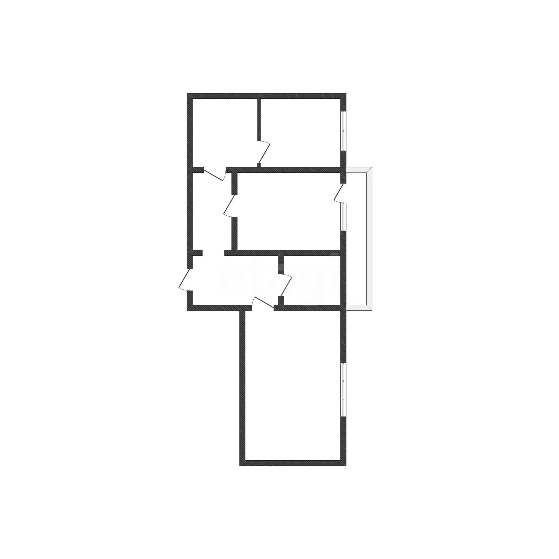 2-к квартира, 64.7м² (Тверской проезд, 7) - миниатюра 15