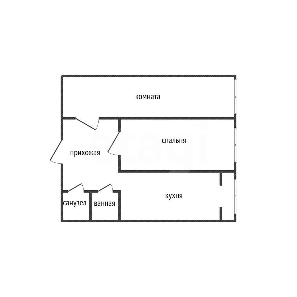 2-к квартира, 57м² (Кореновская улица, 63) - миниатюра 13