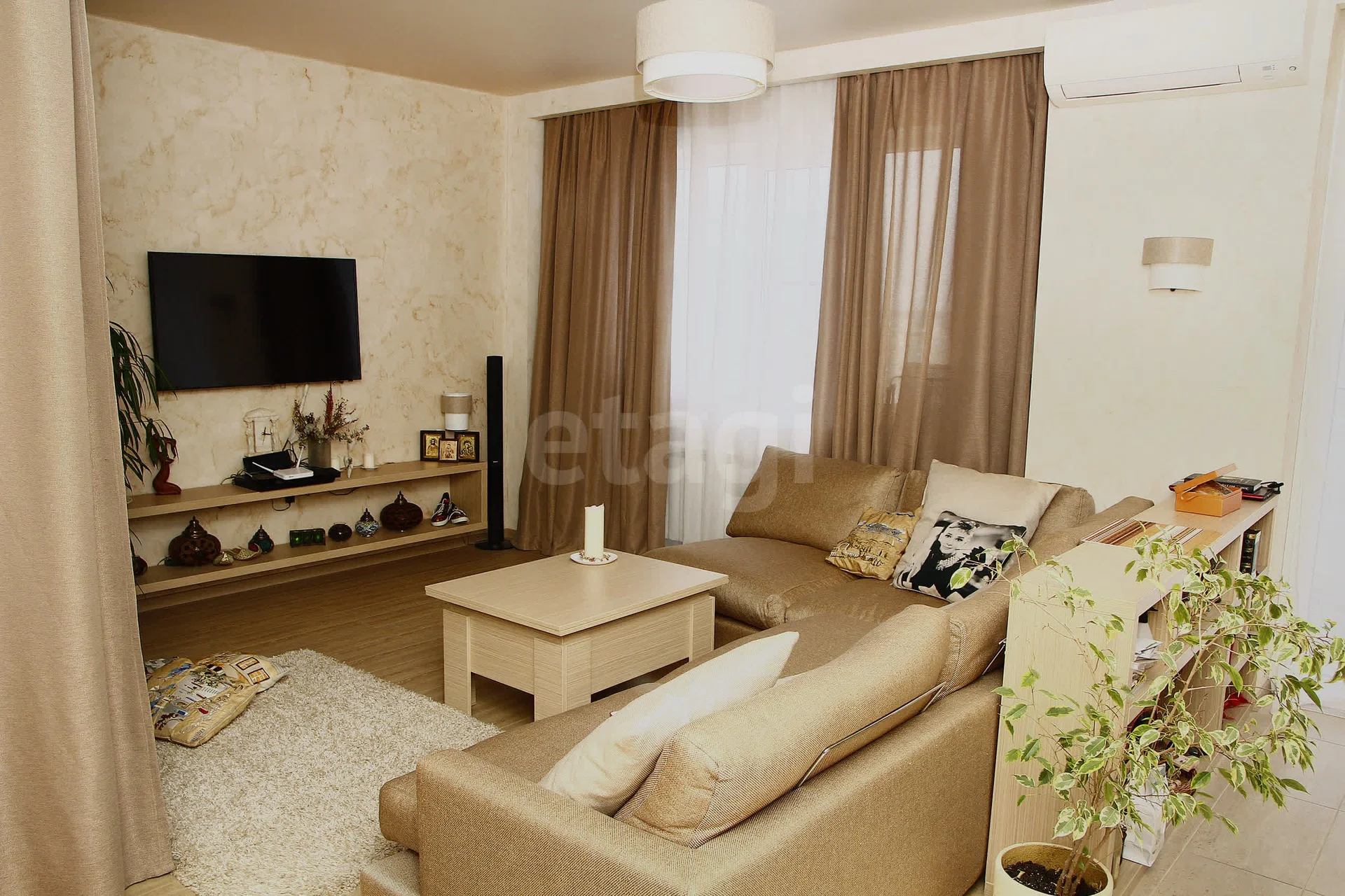 1-к квартира, 53.6м² (улица Циолковского, 5) - миниатюра 2