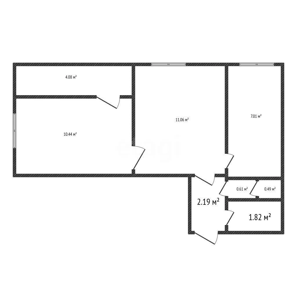 3-к квартира, 62.5м² (Домбайская улица, 10/2) - миниатюра 24