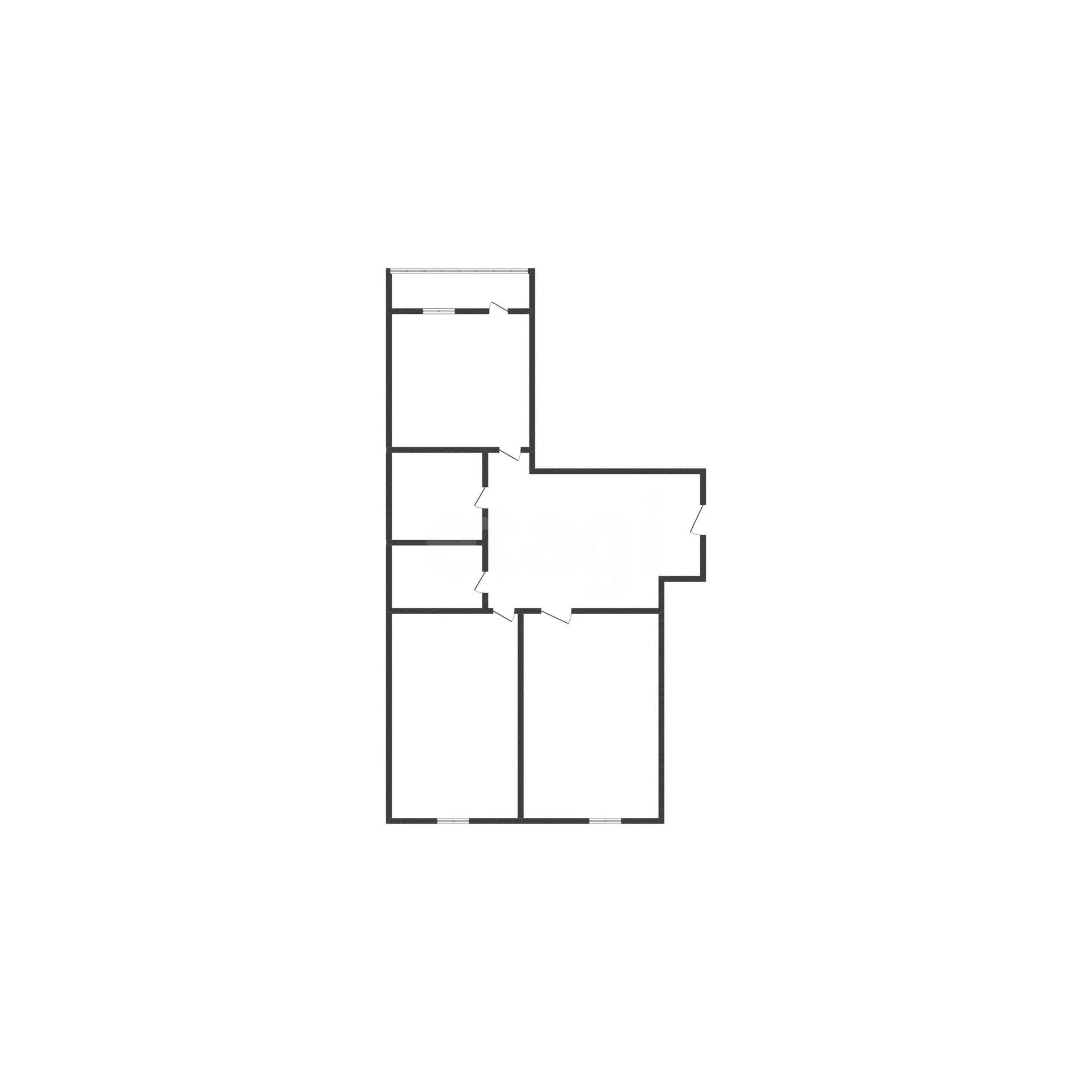 2-к квартира, 65.1м² (улица Генерала Трошева, 25) - миниатюра 15