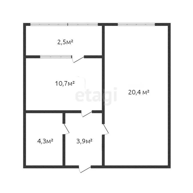 1-к квартира, 39.3м² (Высотная улица, 7) - миниатюра 28