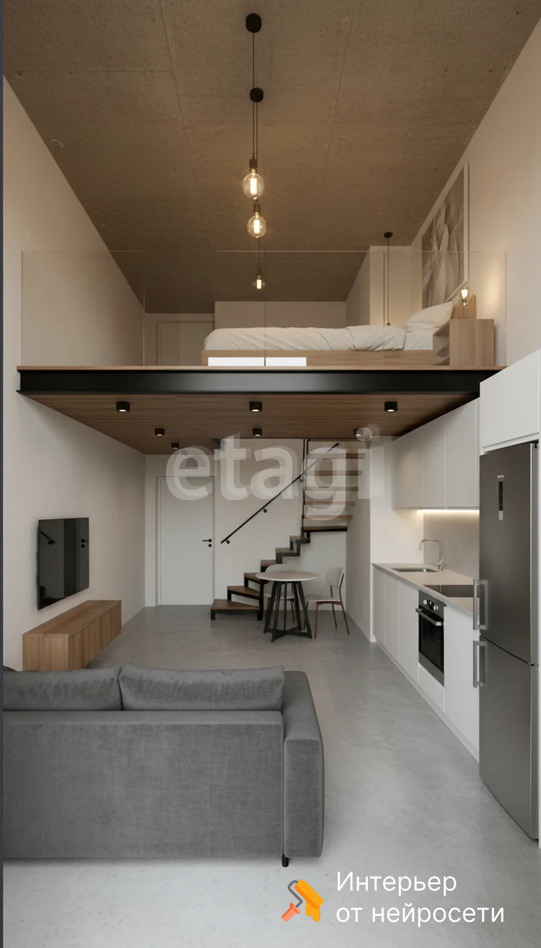 Студия, 18м² (улица им. Александра Гикало, 11к2) - миниатюра 2
