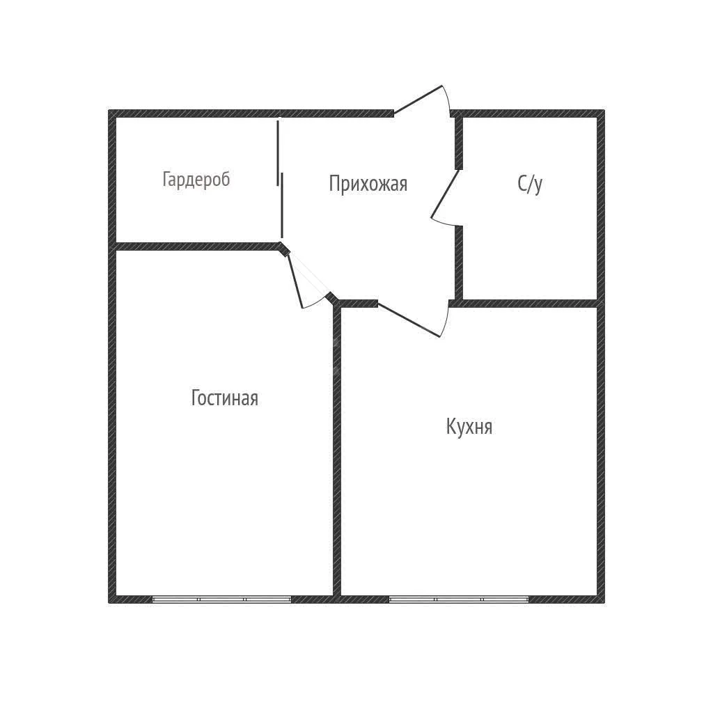 1-к квартира, 43м² (Восточно-Кругликовская улица, 22/2) - миниатюра 17