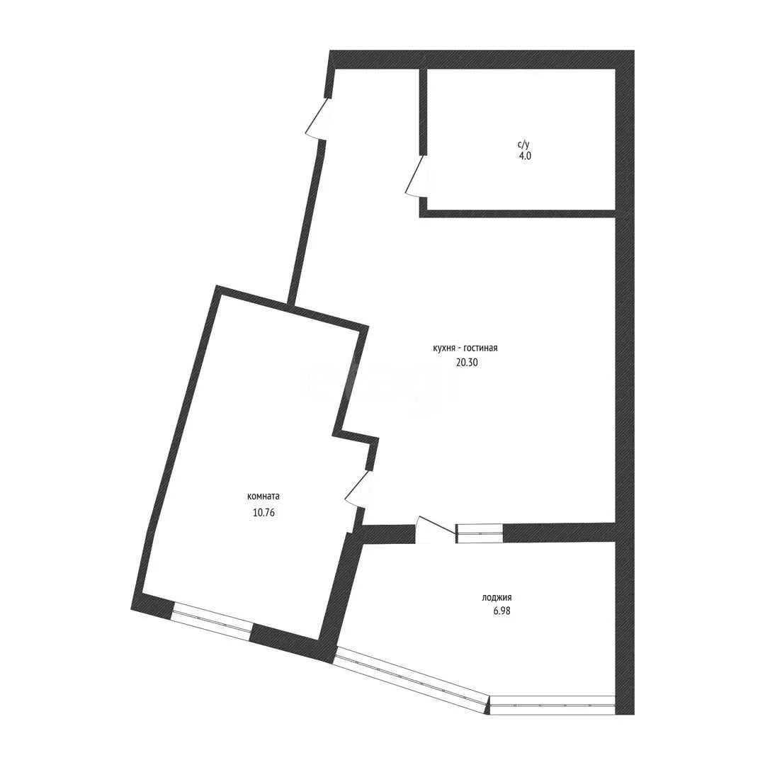 1-к квартира, 37.5м² (улица Героев-Разведчиков, 48) - миниатюра 19