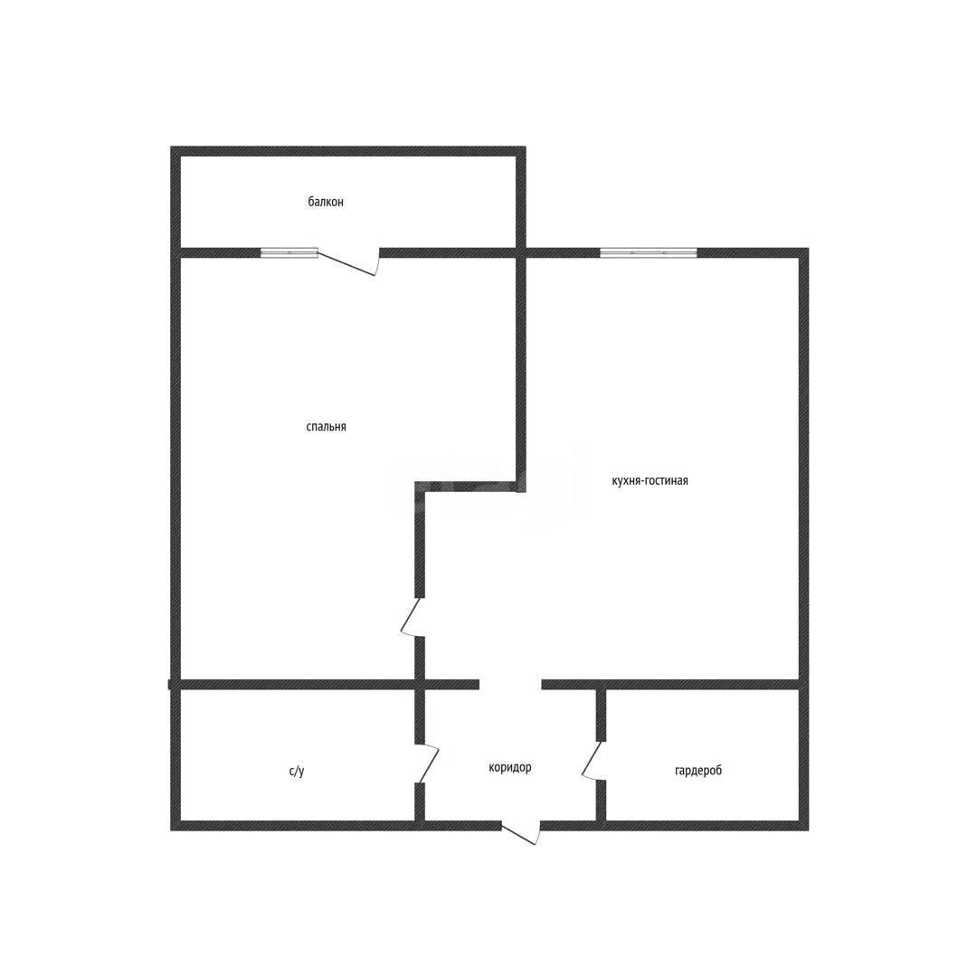 1-к квартира, 36.9м² (улица Цезаря Куникова, 24к2) - миниатюра 16